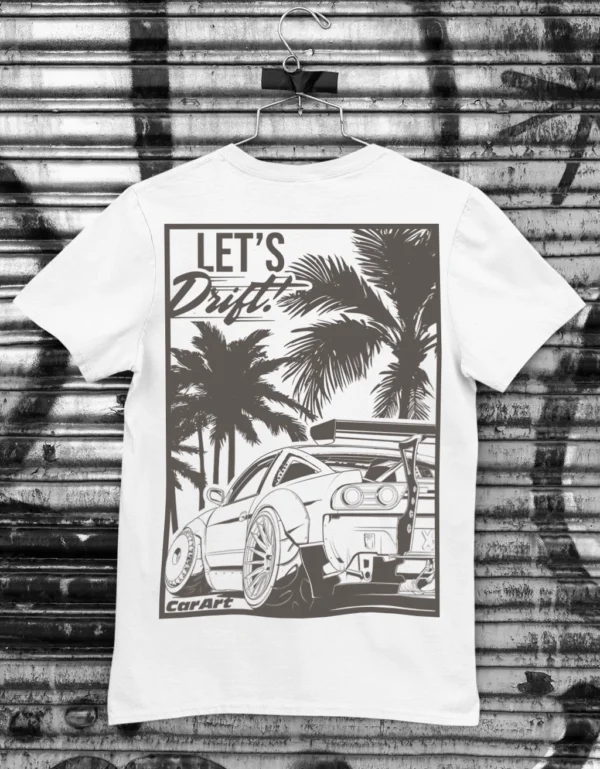 Koszulka 200sx s13 drift mode - Biała