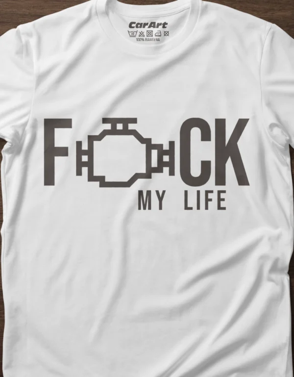 F*CK MY LIFE - Biała